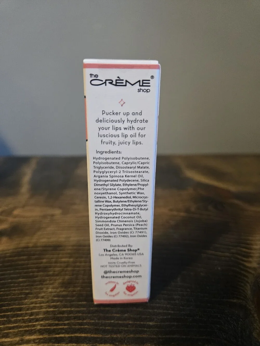 The Creme Shop Luscious Lip Oil - Peach Cobbler